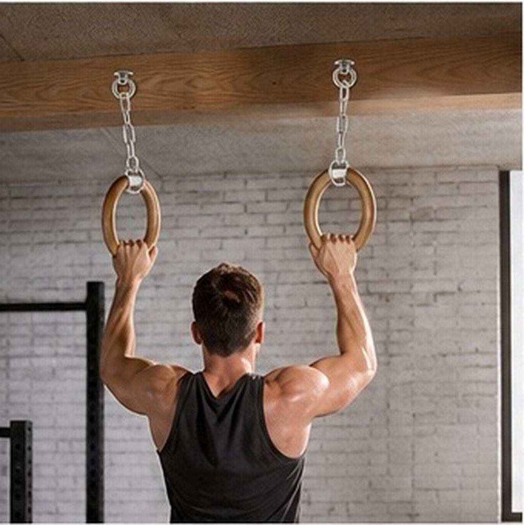 Gymnastic Ring - Set da 2 ganci a sospensione