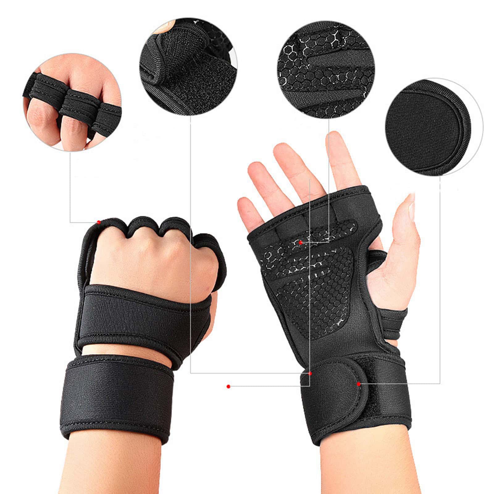 1 paio di guanti sportivi da c - Weightlifting Gloves recensione e prezzo